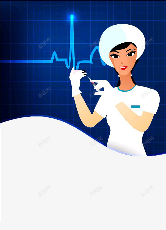 护士姐姐图标png_新图网 https://ixintu.com 卡通手绘 图标素材 护士节 白衣天使