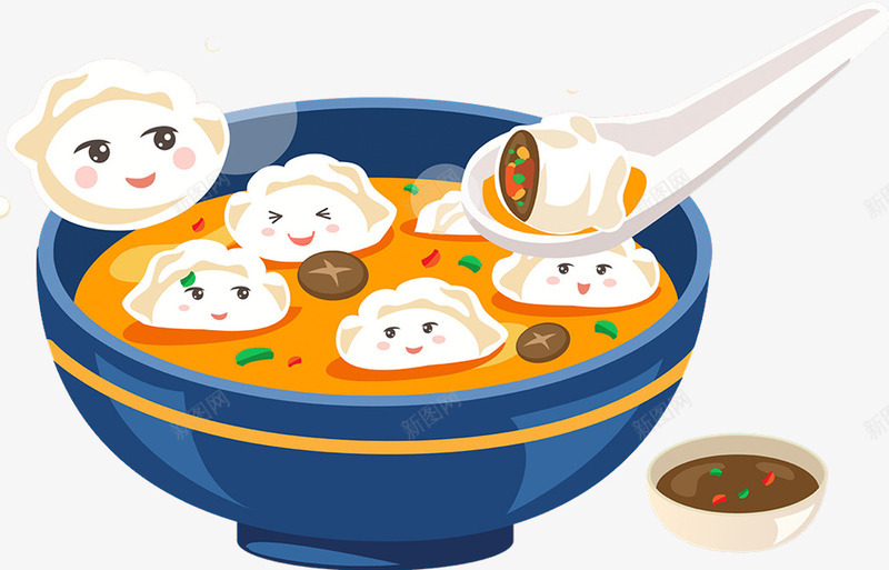 2018冬至饺子可爱插画png免抠素材_新图网 https://ixintu.com 24节气 二十四节气 促销 冬至 冬至习俗 冬至广告 冬至日 冬至海报 冬至海报素材 冬至节 冬至饺子 文化 设计 饺子年味