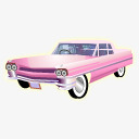 Cadillac粉红色的卡迪拉克拉斯维加斯高清图片