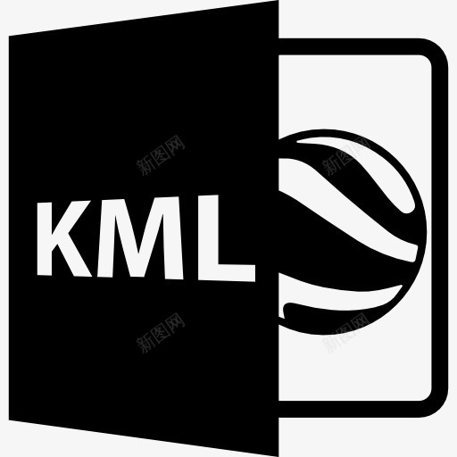 KML开放文件格式图标png_新图网 https://ixintu.com KML KML延伸 KML文件 KML文件打开 KML格式 接口