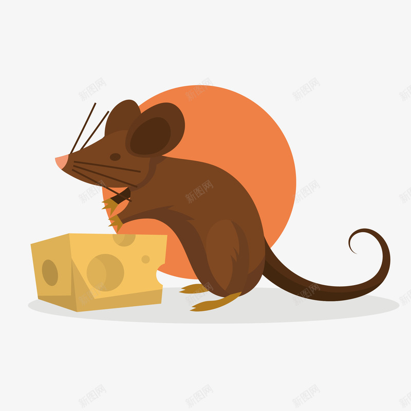 创意卡通老鼠吃东西小老鼠矢量图eps免抠素材_新图网 https://ixintu.com 动物 卡通 吃东西 图案 奶酪 小清新 生物 简约 老鼠 装饰 鼠 矢量图