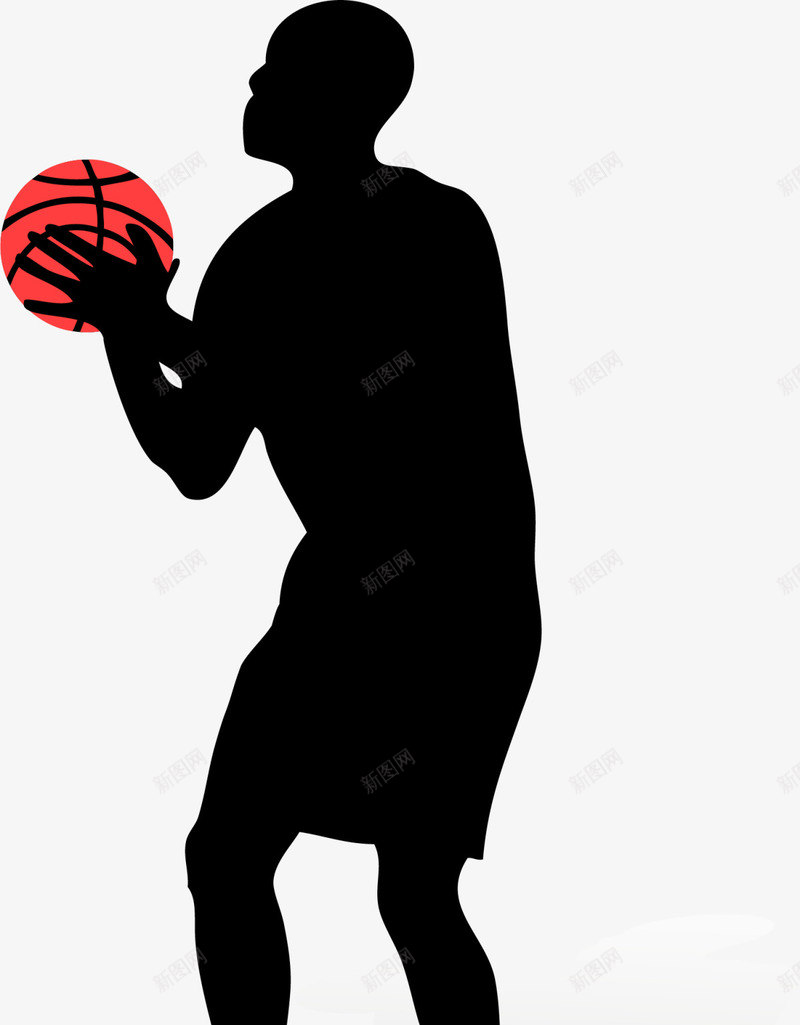 黑色扁平篮球运动员png免抠素材_新图网 https://ixintu.com NBA 体育 打篮球 球类运动 球赛 竞技 篮球运动员 锻炼