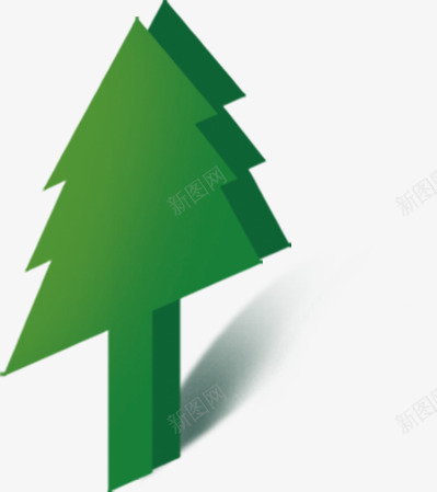 一颗绿色大树装饰png免抠素材_新图网 https://ixintu.com 一颗 大树 绿色 装饰