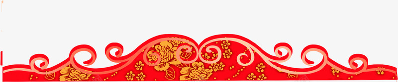 红色新年春节花纹png免抠素材_新图网 https://ixintu.com 新年 春节 红色 花纹