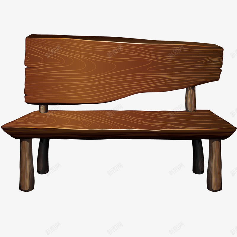 深色椅子png免抠素材_新图网 https://ixintu.com 创意 原木 粗犷的椅子 装饰椅子