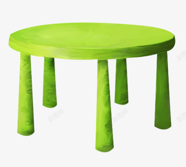绿色小清新椅子凳子png免抠素材_新图网 https://ixintu.com 凳子 椅子 清新 清新绿色 绿色清新