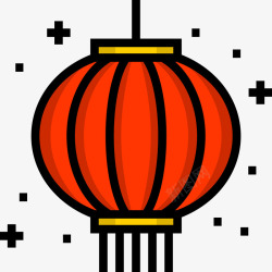 中国风icon春节灯笼图标高清图片
