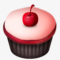樱桃粉红纸杯蛋糕纸杯蛋糕png免抠素材_新图网 https://ixintu.com cherry cupcake pink 樱桃 粉红 纸杯蛋糕