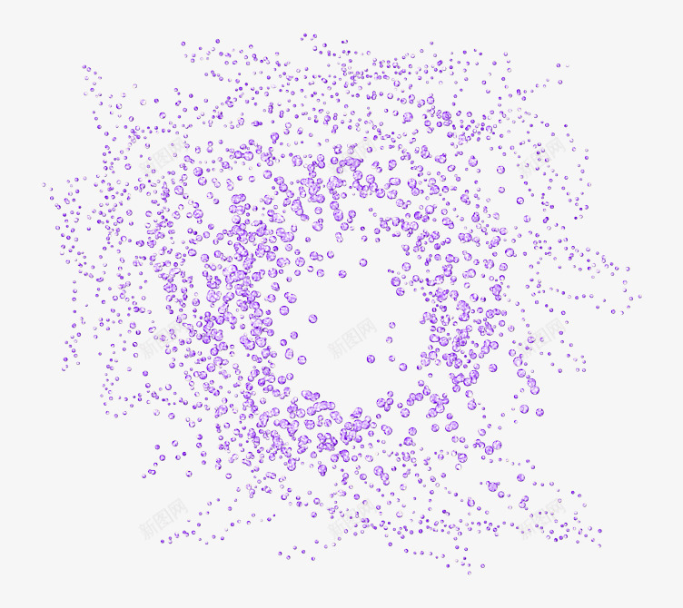 紫色点点斑纹png免抠素材_新图网 https://ixintu.com 新年装饰素材 春节素材 点状背景装饰 紫色斑纹背景纹理