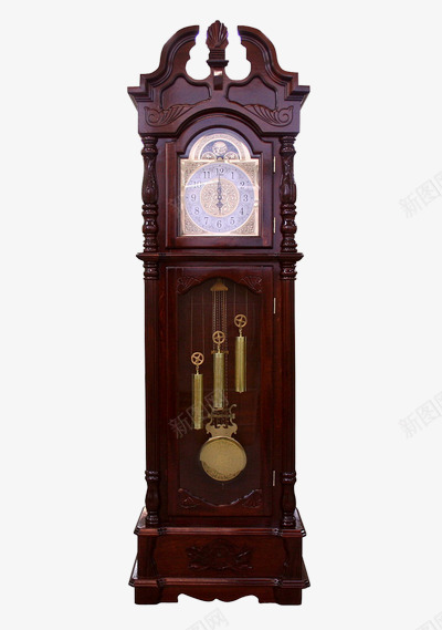古典立式钟表png免抠素材_新图网 https://ixintu.com 发条 古典 奢华 时间 欧式 立式 钟表