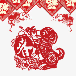 春节贴纸素材