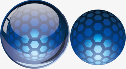 镂空小球几何漂浮小球物理小球高清图片