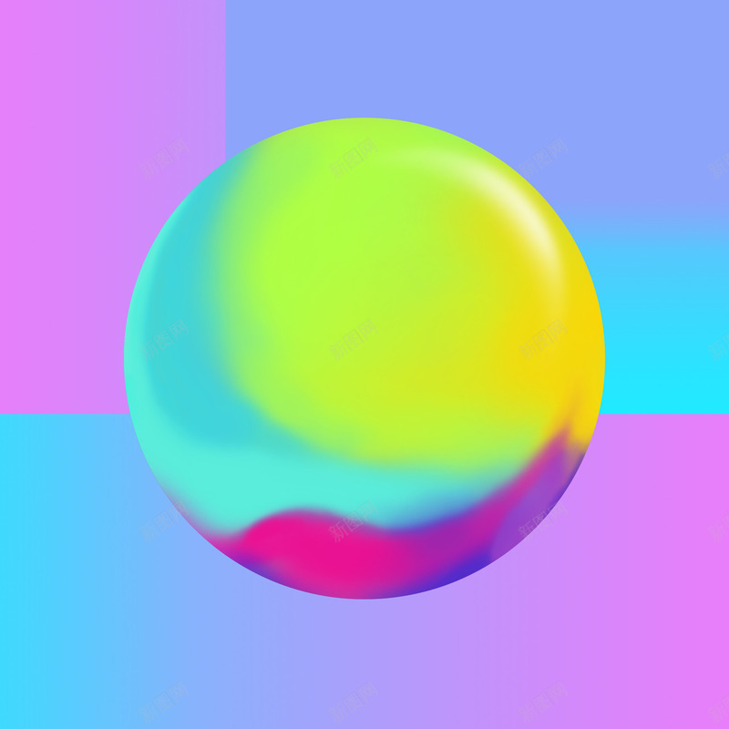 渐变色球体圆形漂浮球体元素psd免抠素材_新图网 https://ixintu.com 圆球 渐变球体 渐变色 漂浮球