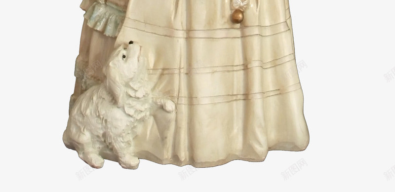 维多利亚时代的瓷制雕像png免抠素材_新图网 https://ixintu.com 女士 瓷制 维多利亚时代 艺术品 雕像