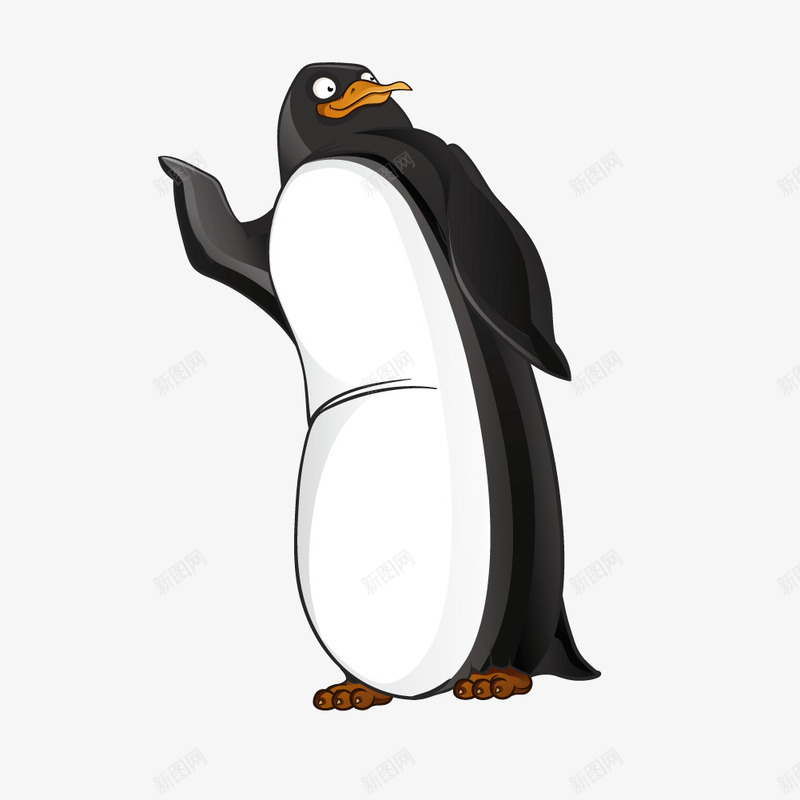 跳舞的企鹅png免抠素材_新图网 https://ixintu.com 企鹅 卡通企鹅 矢量企鹅 跳舞的企鹅