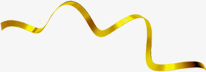 黄色渐变线条漂浮丝带png免抠素材_新图网 https://ixintu.com 丝带 渐变 漂浮 线条 黄色