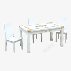 白色桌子素材