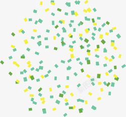 黄绿色几何方块花纹矢量图素材