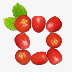 红色小番茄素材
