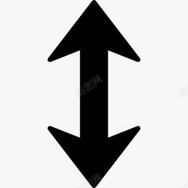 这种向上或向下的双箭头符号图标图标