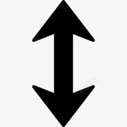 计算机和传媒这种向上或向下的双箭头符号图标高清图片