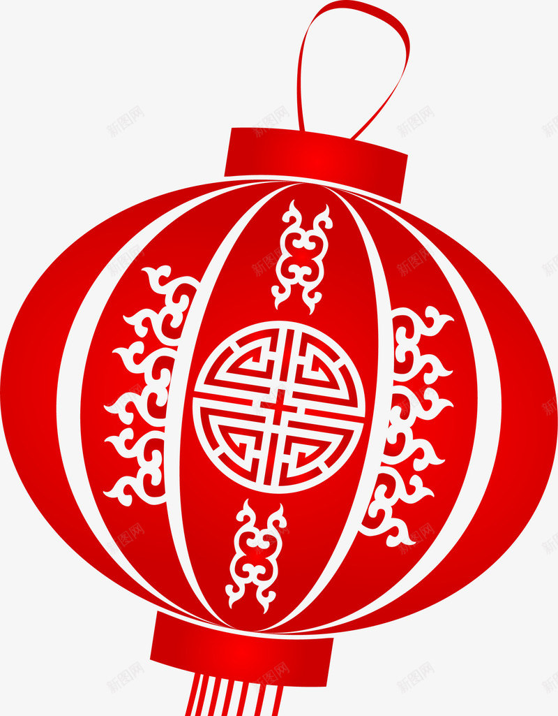 春节红色灯笼挂饰png免抠素材_新图网 https://ixintu.com 喜庆 新年灯笼 新春灯笼 春节灯笼 灯笼挂饰 红色灯笼