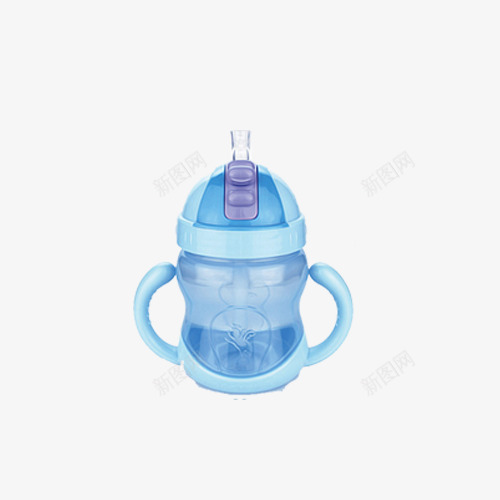 蓝色奶瓶png免抠素材_新图网 https://ixintu.com 奶嘴 奶瓶 婴幼儿用品 水壶 蓝色
