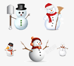 雪人集素材