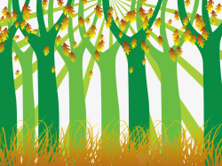 丛林素材绿色树林高清图片