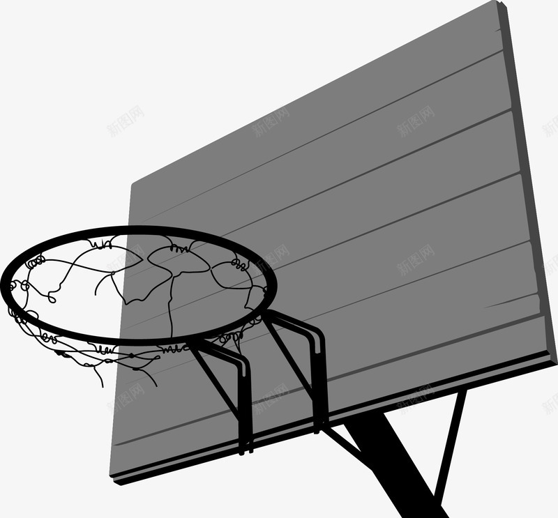 篮球框png免抠素材_新图网 https://ixintu.com 球框 篮球架
