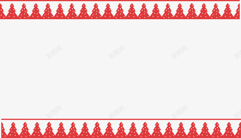红色圣诞树边框矢量图ai免抠素材_新图网 https://ixintu.com 圣诞树 圣诞树边框 圣诞节 圣诞边框 矢量png 红色圣诞树 矢量图