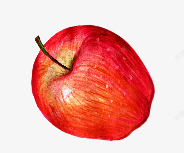水彩手绘美味的苹果png免抠素材_新图网 https://ixintu.com 平安夜 水彩手绘美味的苹果 水果 红色的苹果 食品餐饮 食物