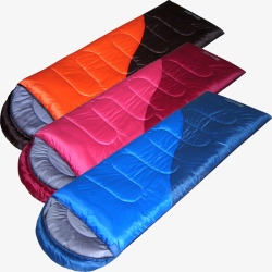 彩色睡袋素材