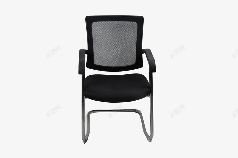 学习用的椅子png免抠素材_新图网 https://ixintu.com 家具 椅子背面 轻便 靠背 黑色椅子