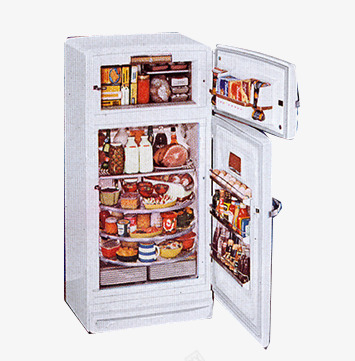 打开的存储食物的冰箱png免抠素材_新图网 https://ixintu.com 冰箱 存储 打开 食物