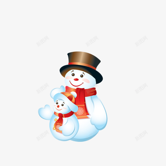 圣诞雪人png免抠素材_新图网 https://ixintu.com 圣诞孩子 圣诞素材 雪人爸爸