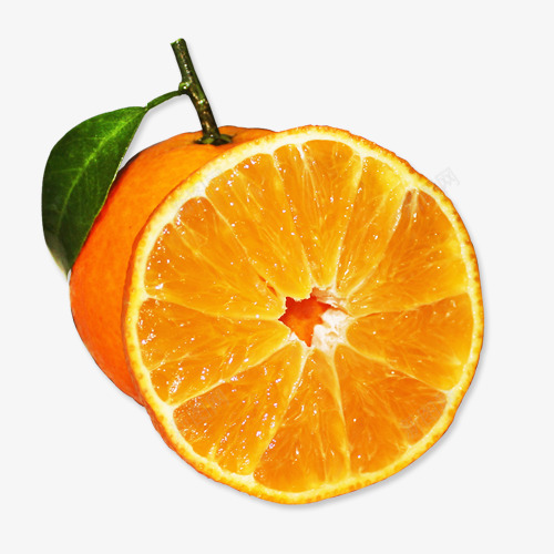 新鲜脐橙png免抠素材_新图网 https://ixintu.com 切开的果子 打开的橙子 新鲜的水果 鲜甜的脐橙