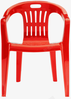 红色胶椅子素材