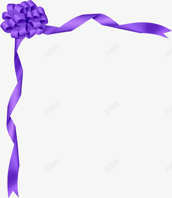 紫色彩带漂浮png免抠素材_新图网 https://ixintu.com png 彩带 漂浮 紫色
