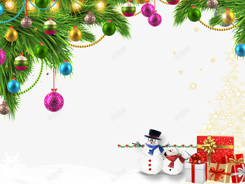 圣诞绿色风铃png免抠素材_新图网 https://ixintu.com 圣诞树 圣诞风铃 彩色球 球 绿色 雪人 风铃