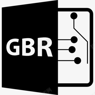 GBR开放文件格式图标图标