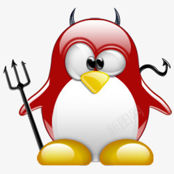QQ企鹅桌面图标png_新图网 https://ixintu.com QQ企鹅桌面图标下载