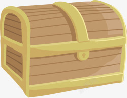 木质藏宝箱素材
