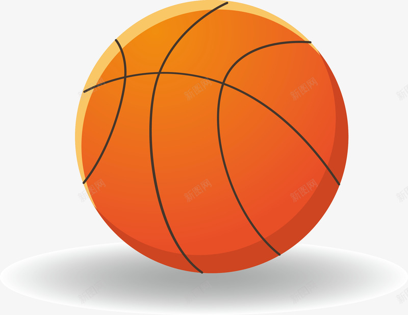 红色篮球运动png免抠素材_新图网 https://ixintu.com 健身 篮球场 篮球矢量 运动员
