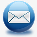 电子邮件邮件消息信信封球形图标图标