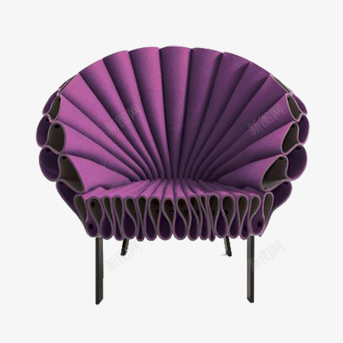 紫色折叠椅子psd免抠素材_新图网 https://ixintu.com 折叠 椅子 简约 紫色