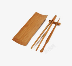 筷架一套木具高清图片