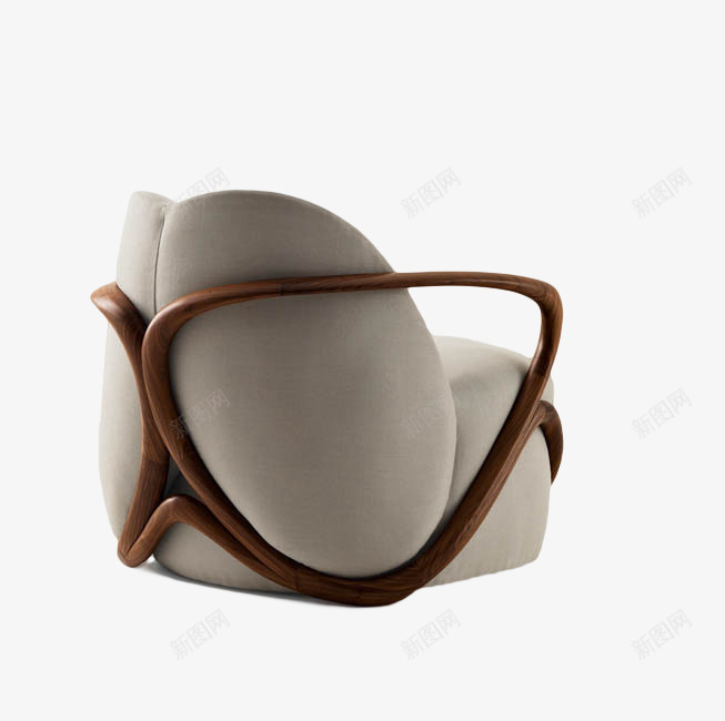 创意的白色的沙发椅子png免抠素材_新图网 https://ixintu.com 产品 卧室场景 家具 座椅 插画 椅子 欧式家具