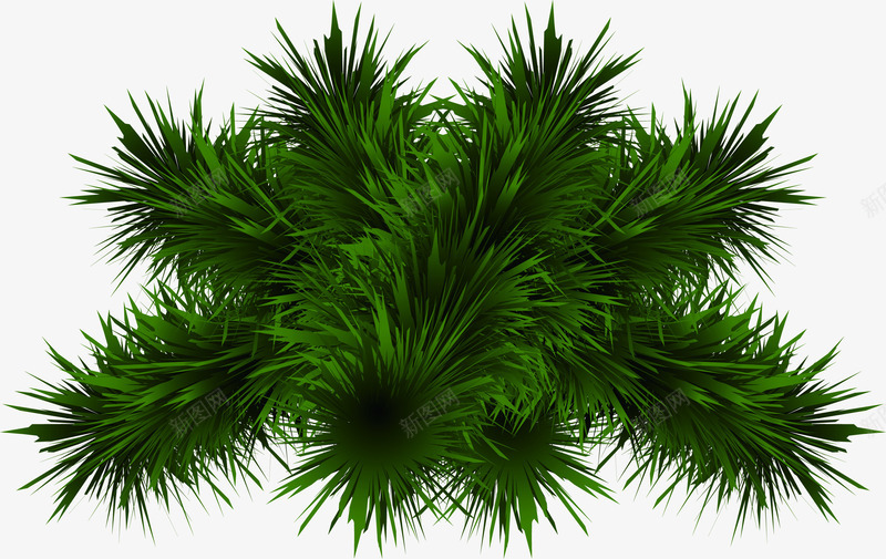 绿色手绘圣诞节植物装饰png免抠素材_新图网 https://ixintu.com 圣诞节 植物 绿色 装饰