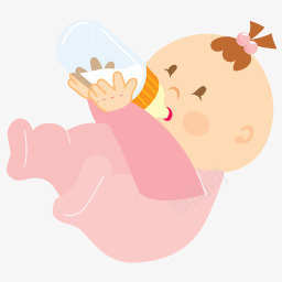 婴儿喝图标png_新图网 https://ixintu.com baby drinking 喝 婴儿